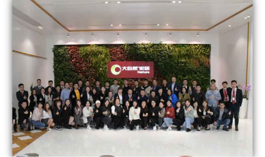 Group photo from a Baltic Wood partner event in China