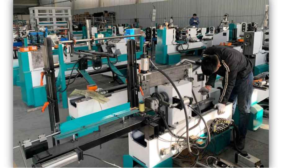 Manufacturing machinery inspected before purchase