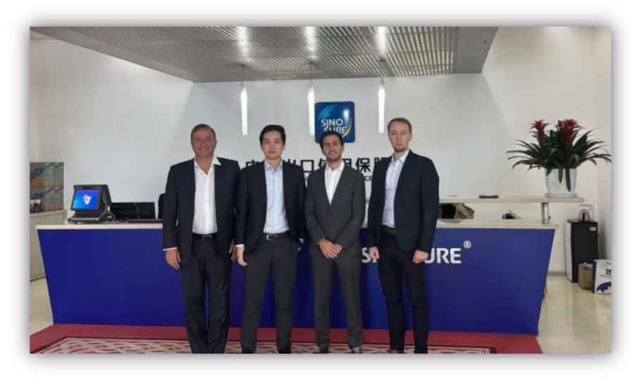 Client visit to a Chinese insurance broker